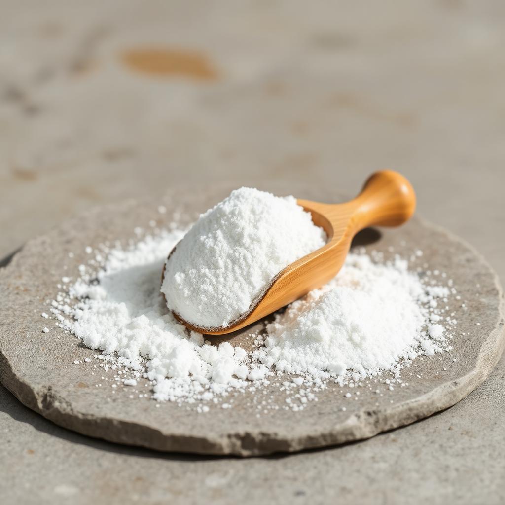 Escamas de sal mineral de magnesio, esencial para el descanso y la relajación muscular